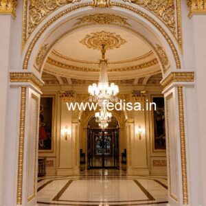 Hotel Entrance Gate Design with Modern Lighting Ideas No-671