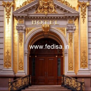 Hotel Exterior Main Gate Design Ideas No-677