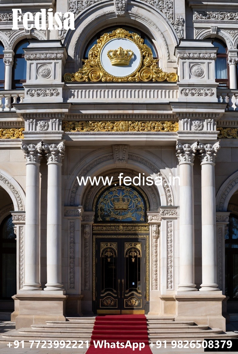 Modern Hotel Entrance Gate Design with Luxury Appeal No-679