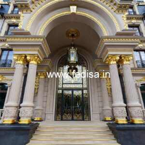 Modern Luxury Hotel Exterior Gate Design No-683