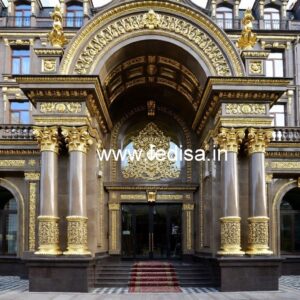 Contemporary Hotel Gate Design with Elegant Style No-694