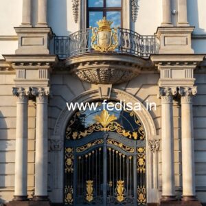 Elegant Hotel Front Gate Design with Modern Look No-698