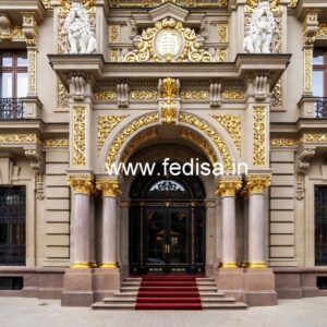 Stunning Hotel Front Elevation Design Inspiration No-703