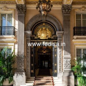 Contemporary Hotel Elevation Design with Luxury Style No-704