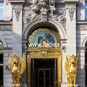 Elegant Hotel Exterior Elevation Design Concepts No-706