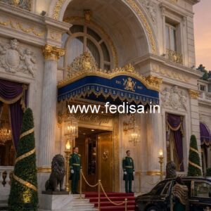 Luxury Hotel Facade Design for Premium Projects No-721