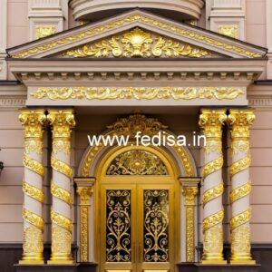 Hotel Elevation Design with Modern Balcony Style No-729