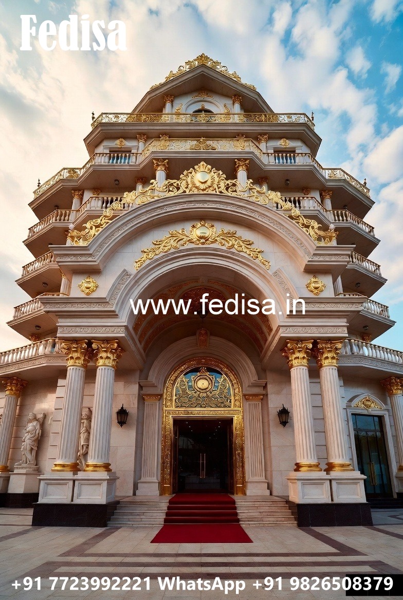 Hotel Elevation Design with Minimalist Style No-746