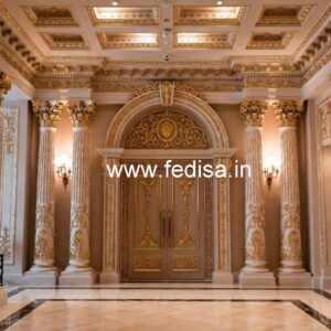Hotel Exterior Front Design with Luxury Appeal No-756