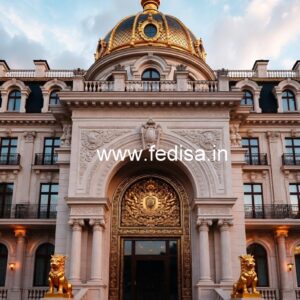 Stylish Hotel Building Elevation Inspiration No-757