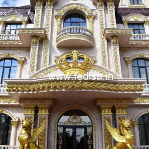 Elegant Luxury Hotel Exterior Elevation Designs No-1004