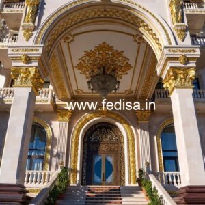 Luxury Hotel Front View Elevation Designs No-1017