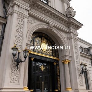 Luxury Hotel Entrance Elevation Design Ideas No-1023