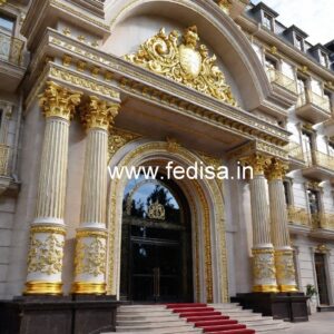 Modern Luxury Resort Front Elevation No-1026