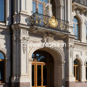Stylish Luxury Hotel Front Architecture No-1037