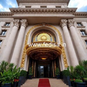 Luxury Hotel Balcony Elevation Designs No-1046
