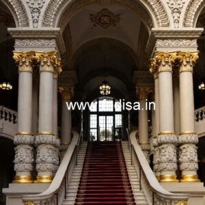 Luxury Hotel Exterior with Marble Finish No-1051