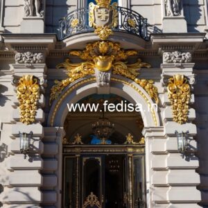 Contemporary Hotel Front Elevation Luxury No-1057