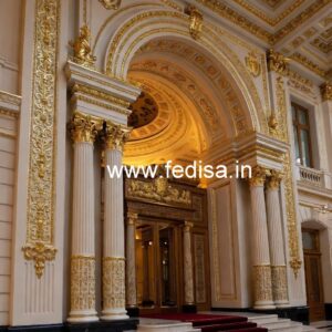 Elegant Hotel Elevation Design with Luxury Appeal No-1063