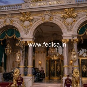 Luxury Hotel Front Facade Architecture No-1064