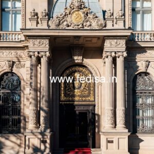 Grand Luxury Hotel Front Facade Design No-1092
