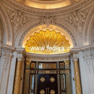 Stylish Luxury Resort Front Elevation No-1099
