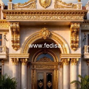Luxury Hotel Exterior with Decorative Lighting No-1107