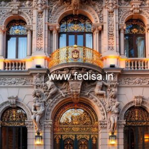 Grand Hotel Elevation Designs for Luxury Stay No-1114