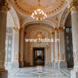 Luxury Resort Exterior with Artistic Facade No-1122