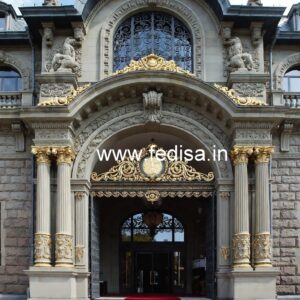 Contemporary Luxury Hotel Front View No-1123