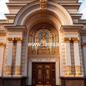 Luxury Hotel Exterior with Premium Lighting No-1126