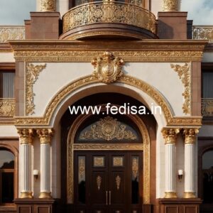 Luxury Hotel Elevation with Modern Architecture Style No-1128