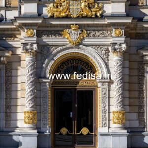 Luxury Hotel Exterior with Sophisticated Style No-1132