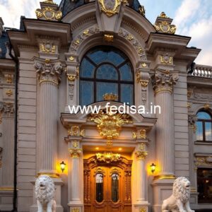 Luxury Hotel Exterior with Designer Facade No-1160
