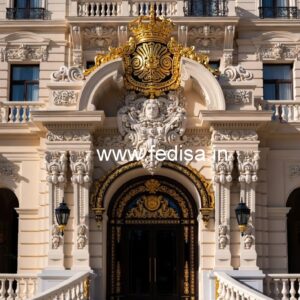 Stylish Luxury Hotel Elevation for Resorts No-1161