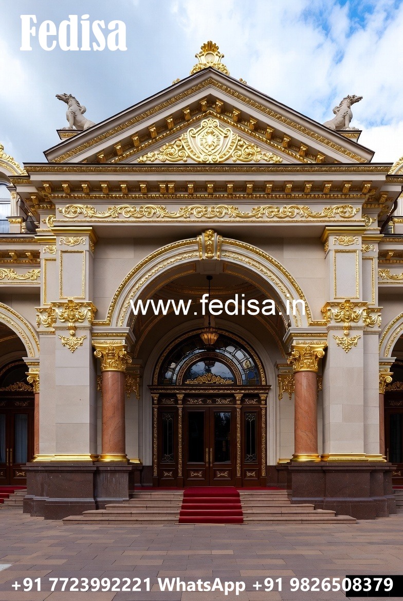 Modern Luxury Hotel Exterior with Elegant Lines No-1183