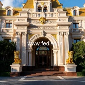 Modern Hotel Entrance Gate Design for Luxury Resorts No-1202