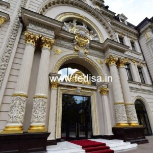 Stylish Hotel Front Gate Design for Luxury Hotels No-1205