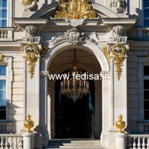 Grand Resort Entrance Gate Design with Lighting No-1227