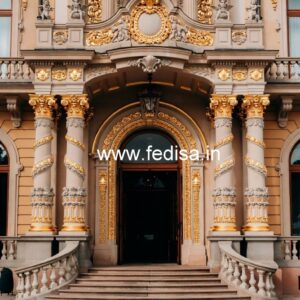 Elegant Resort Entrance Gate Design for Modern Hotels No-1232