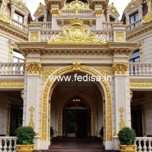 Hotel Front Entrance Design with Luxury Gate Style No-1250