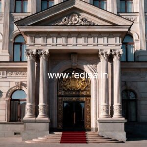 Elegant Hotel Gate Design with Modern Finishing No-1253