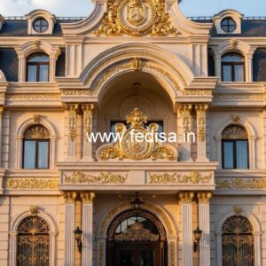 Hotel Entrance Gate Design with Minimalist Architecture No-1259