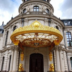 Modern Resort Entrance Gate Design for Luxury Stay No-1264