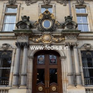 Hotel Entrance Gate Design with Stone Cladding No-1265