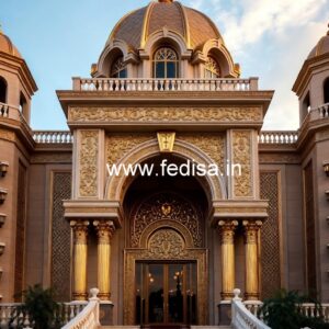 Resort Hotel Entrance Gate Design with Water Features No-1268