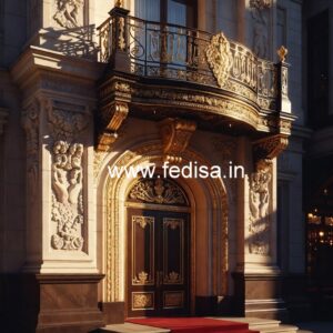 Hotel Entrance Gate Design with Modern Lighting Ideas No-1271