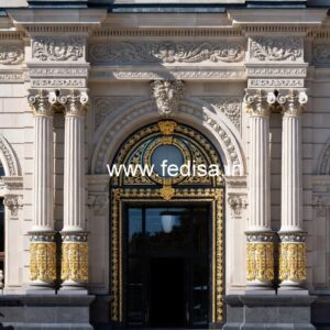 Modern Hotel Entrance Gate Design with Luxury Appeal No-1279