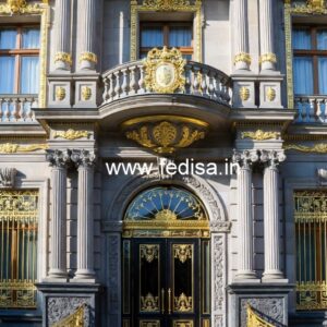Modern Luxury Hotel Exterior Gate Design No. 1283