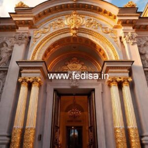Hotel Main Entry Gate Design with Luxury Style No-1285